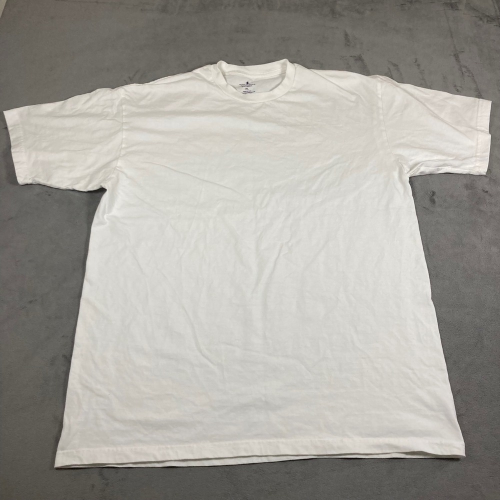 Stafford Mens Premium Performance Heavyweight T-Shirt White Classic Fit XL